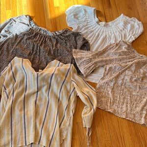 Michael Kors Women's Blouses - Black, White, Cream, Tan